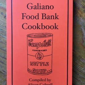 Book cover red with illustration of Campbell's soup can